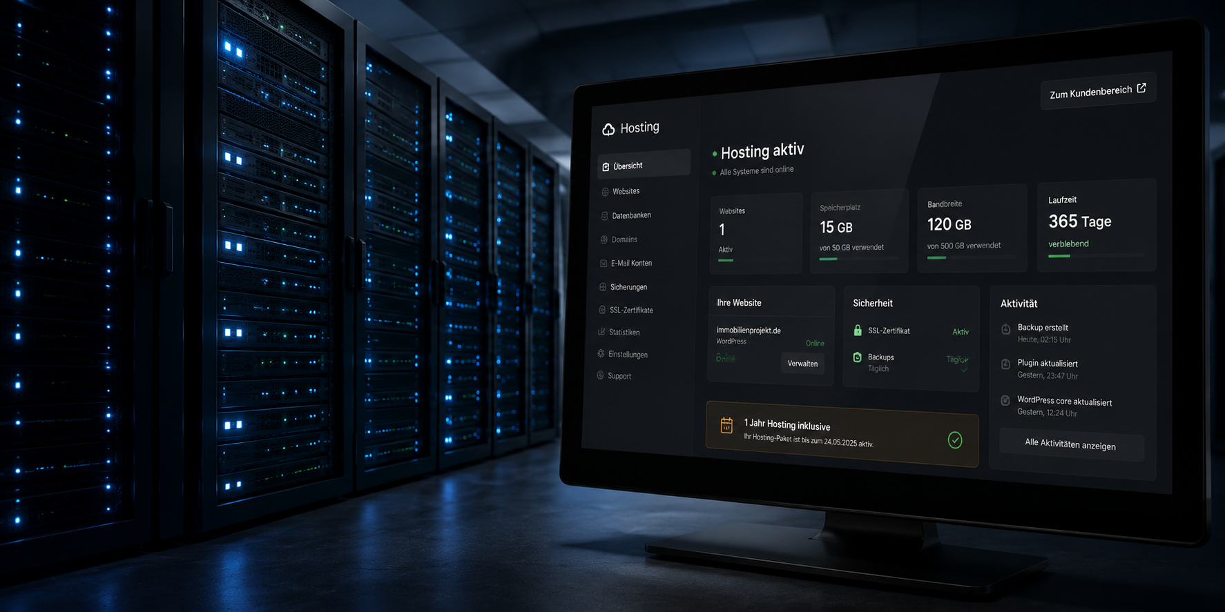 Hosting und technische Betreuung